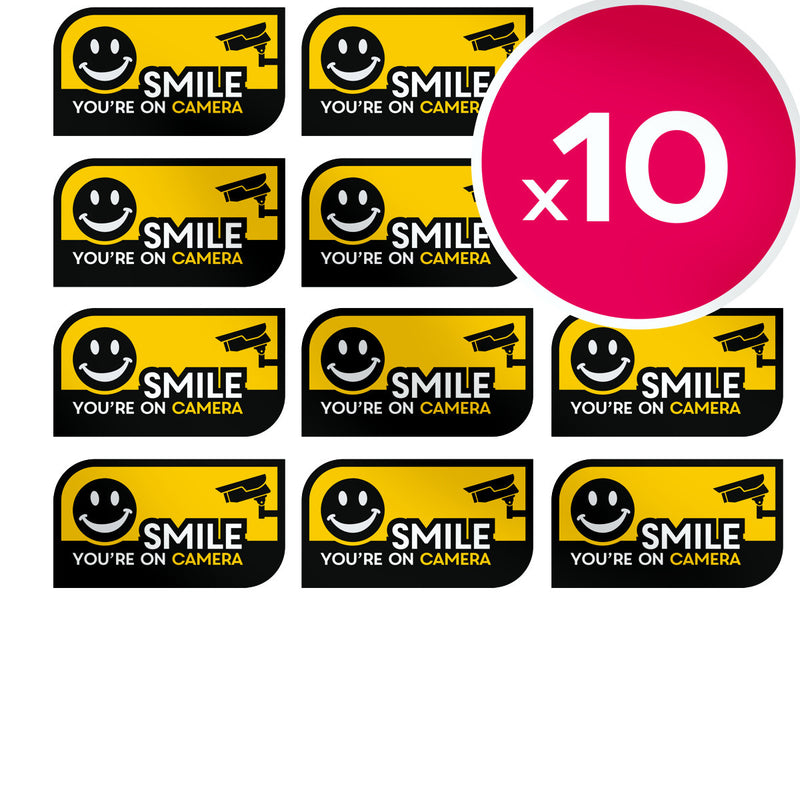 smile your on camera sticker